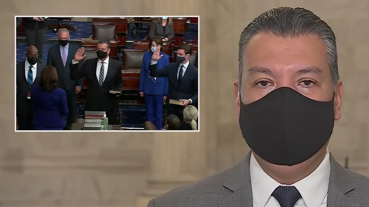 “Hoy comenzamos el trabajo”: Alex Padilla habla en exclusiva sobre sus prioridades en el Senado