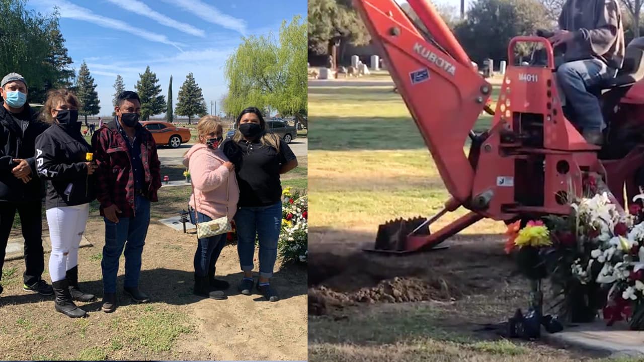 Lo enterraron y después de semanas removieron el nicho debido a error de cementerio en California