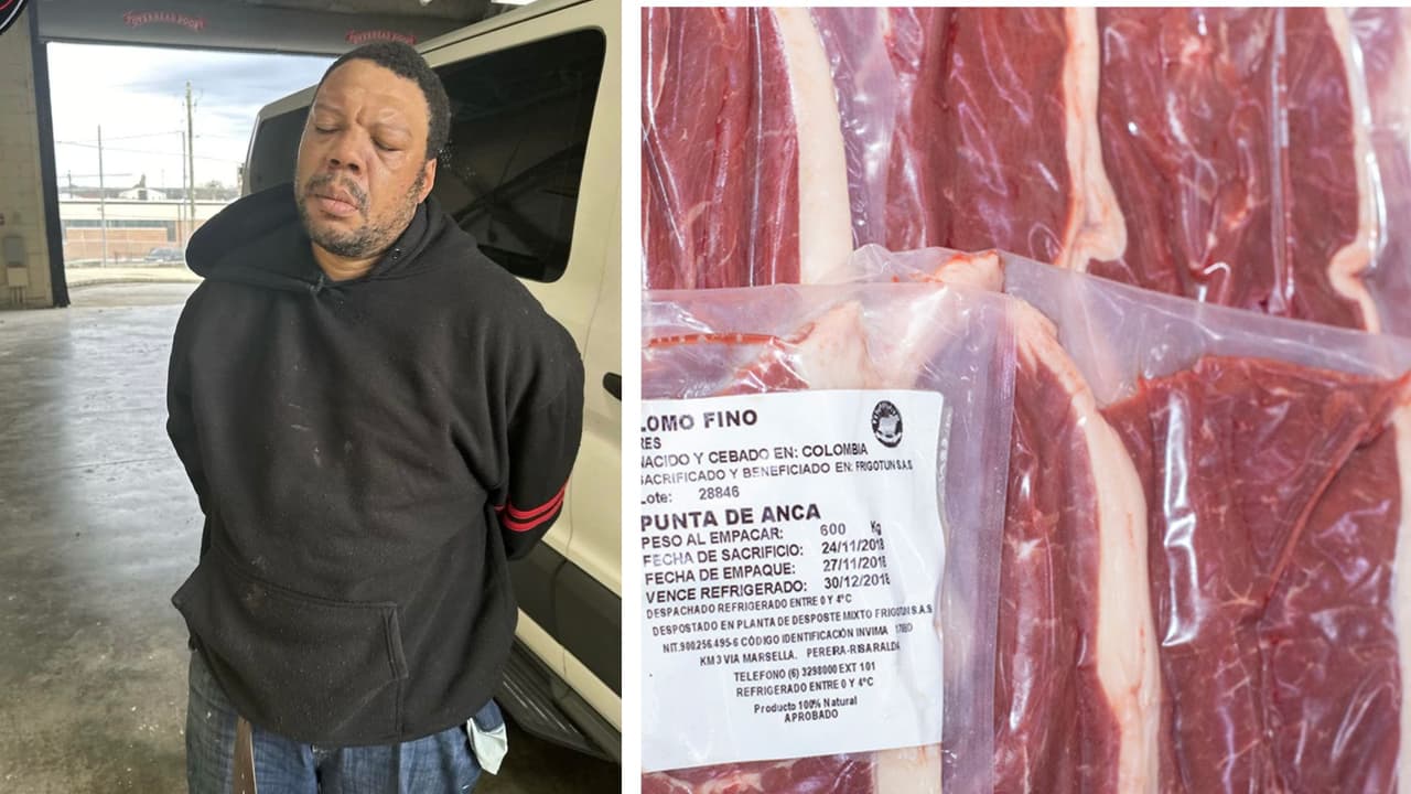 Arrestan a hombre que intentó robar $400 de carne escondida entre su ropa en el condado de Bibb 