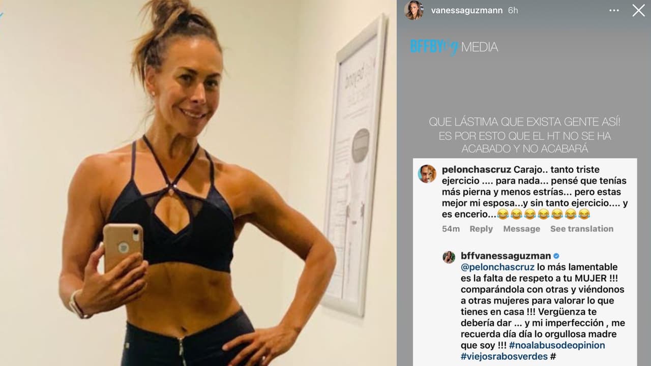 Vanessa Guzmán respondió así a quien le dice que esperaba que tuviera "menos estrías".