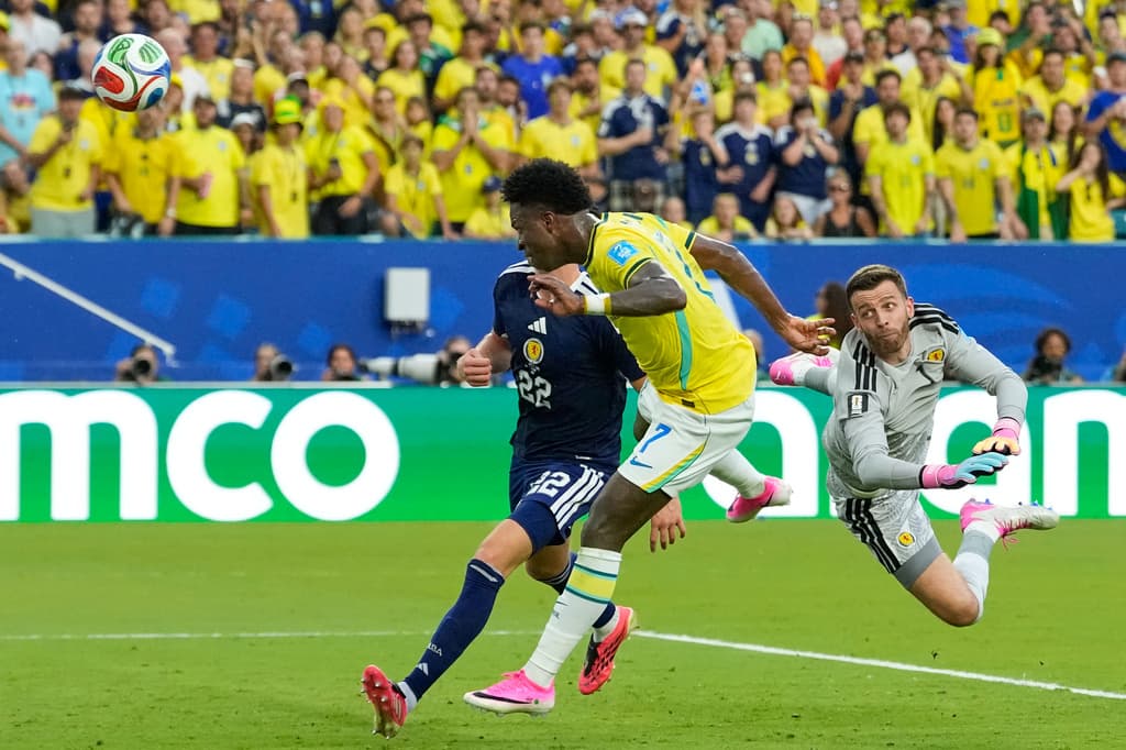 Las mejores imágenes del encuentro entre Brasil contra Escocia en la Copa Mundial