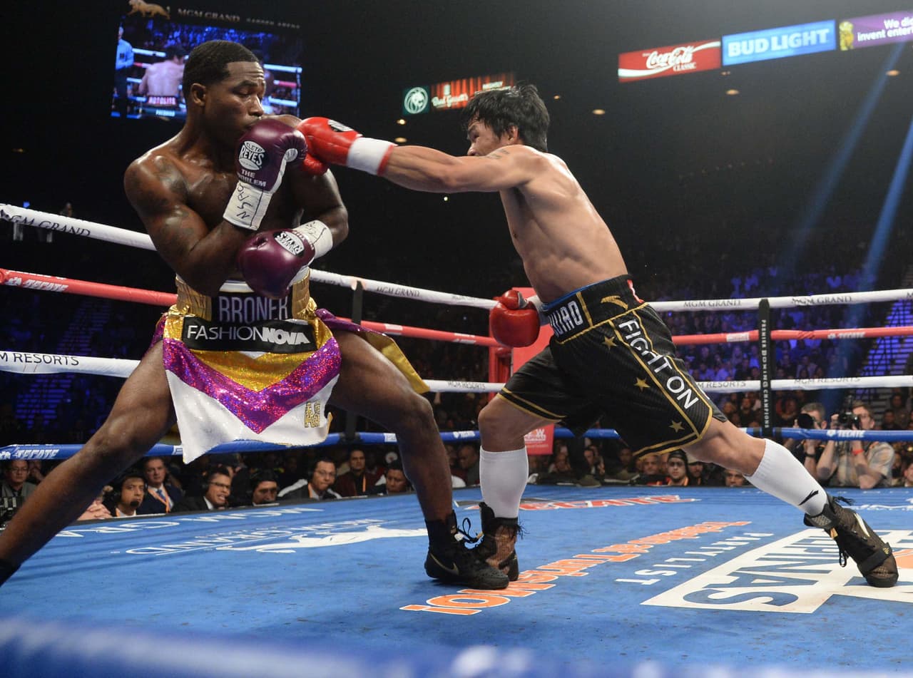 Por instantes durante la pelea, Pac-Man hizo pensar que llegaría el final por la vía rápida.