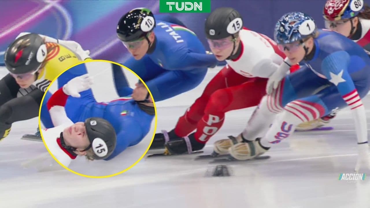 ¡Drama en el patinaje de velocidad en Milano-Cortina!