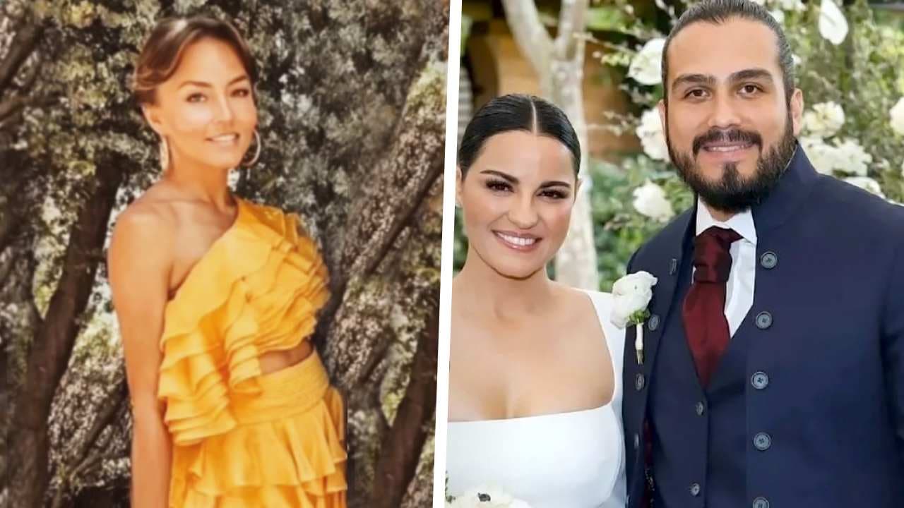 Angelique Boyer y su 'look' ganador en la boda de Maite Perroni y Andrés Tovar