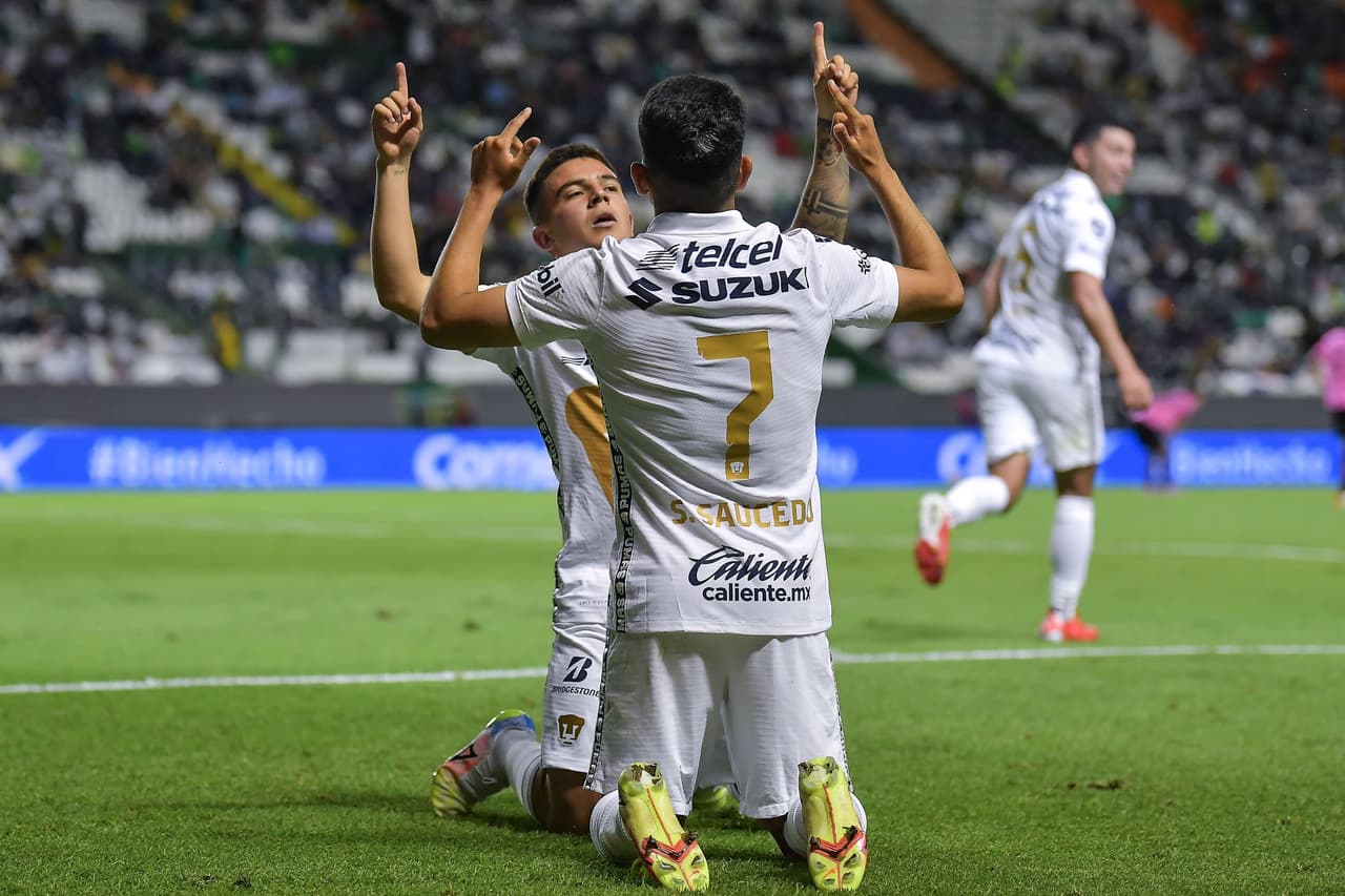 Juan Dinenno y Marco García hacen que Pumas brille de visita y vencen 1-2 a León.
