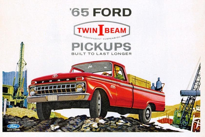 <b>3) Suspensión delantera independiente</b>
<br>Hasta 1965 viajar en un pickup era muy incómodo. Con la llegada de la suspensión independiente la experiencia de viaje y uso de las pickups cambió, ya que además de ser útil para el trabajo, funcionaba muy bien para uso particular diario. 
<br>