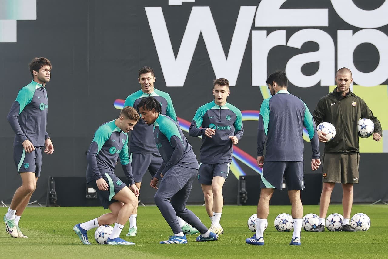 Barcelona se entrena con dos bajas antes de medirse al Atlético