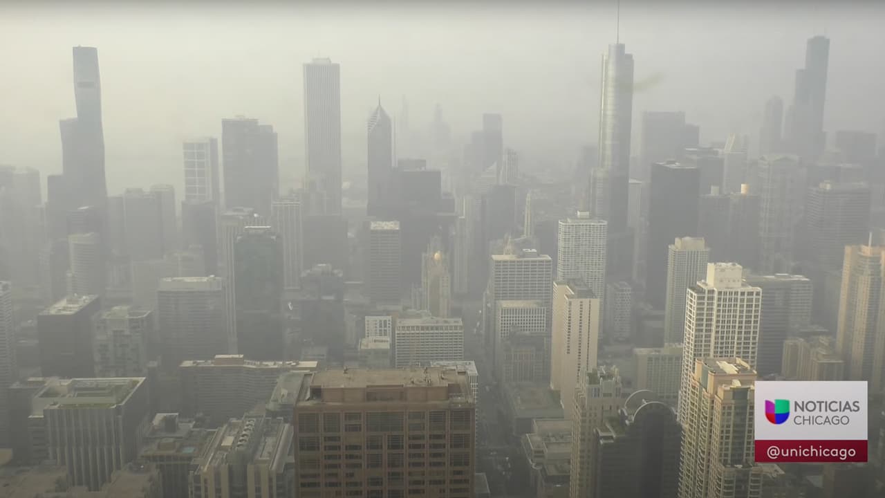 Tercer día de mala calidad del aire en Chicago a causa de los incendios en Canadá: ¿qué se espera?