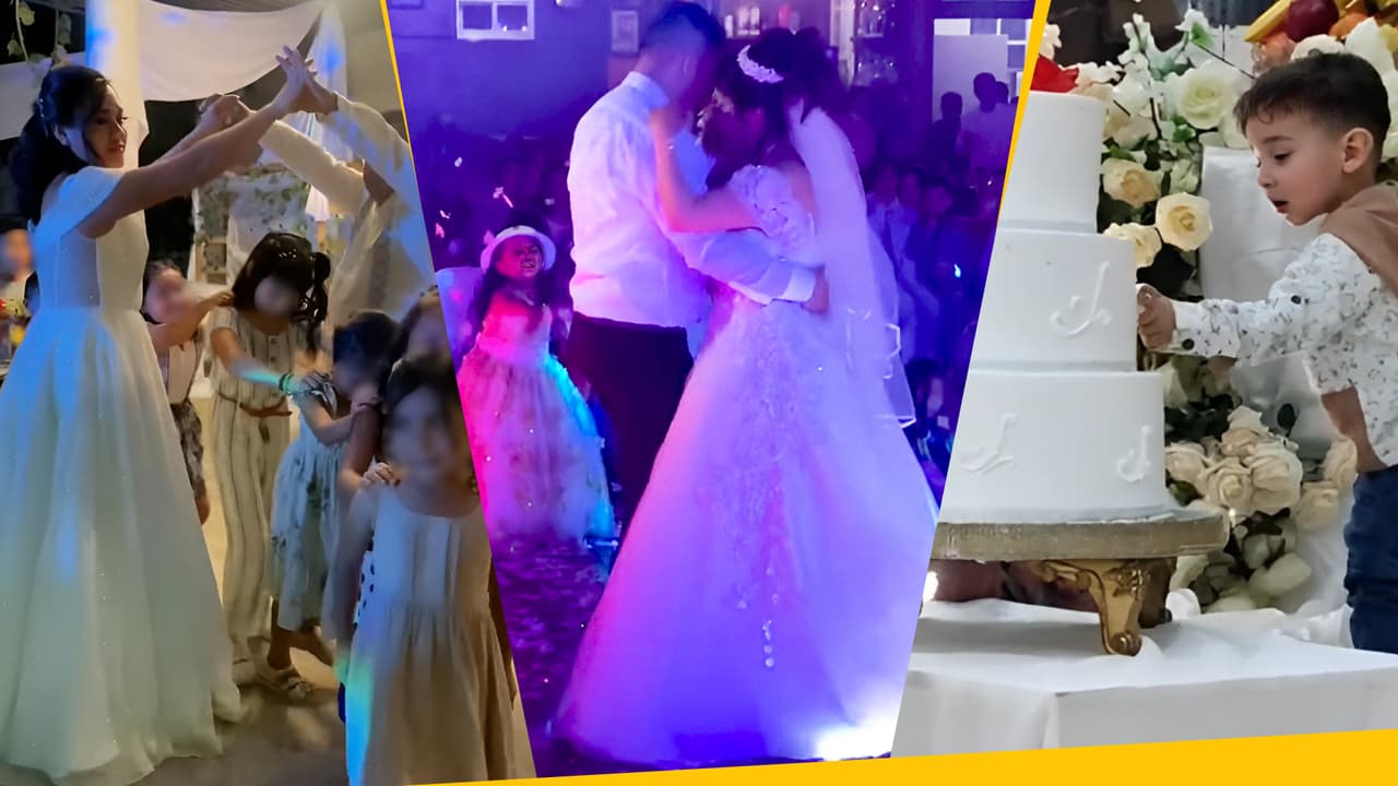 ¿Deberían prohibir niños en las bodas? Estos videos de pequeños causando accidentes abrieron el debate