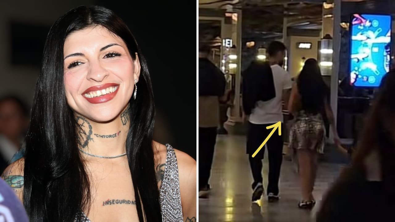 Cazzu es captada con misterioso galán en Las Vegas: ¿iban de la mano y con Inti?