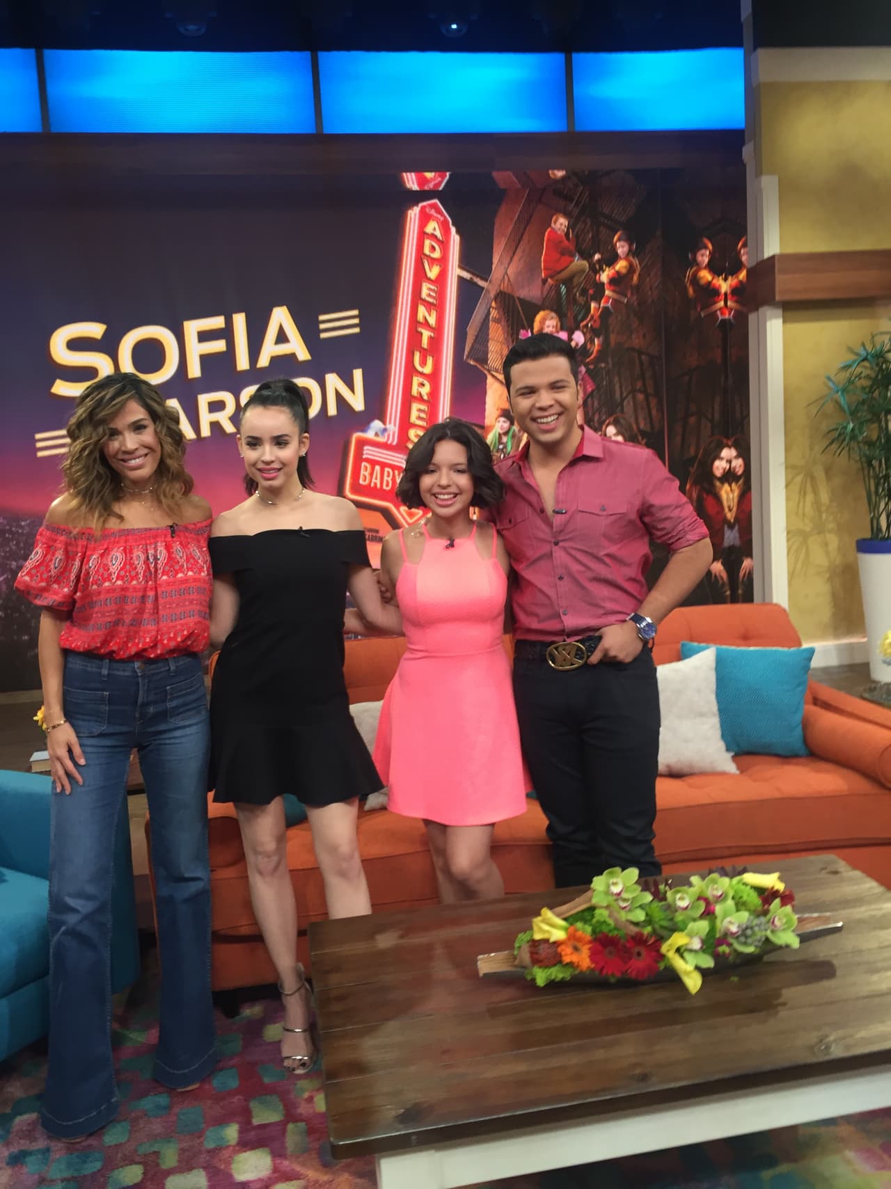 La visita de la chica Disney nos dejó encantados a todos.