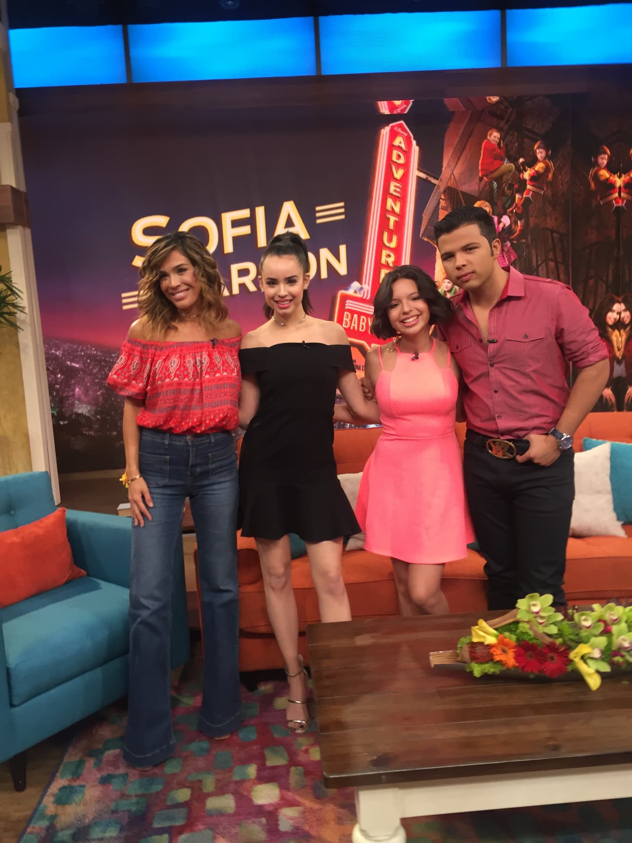 Mira que bellas sonrisas.