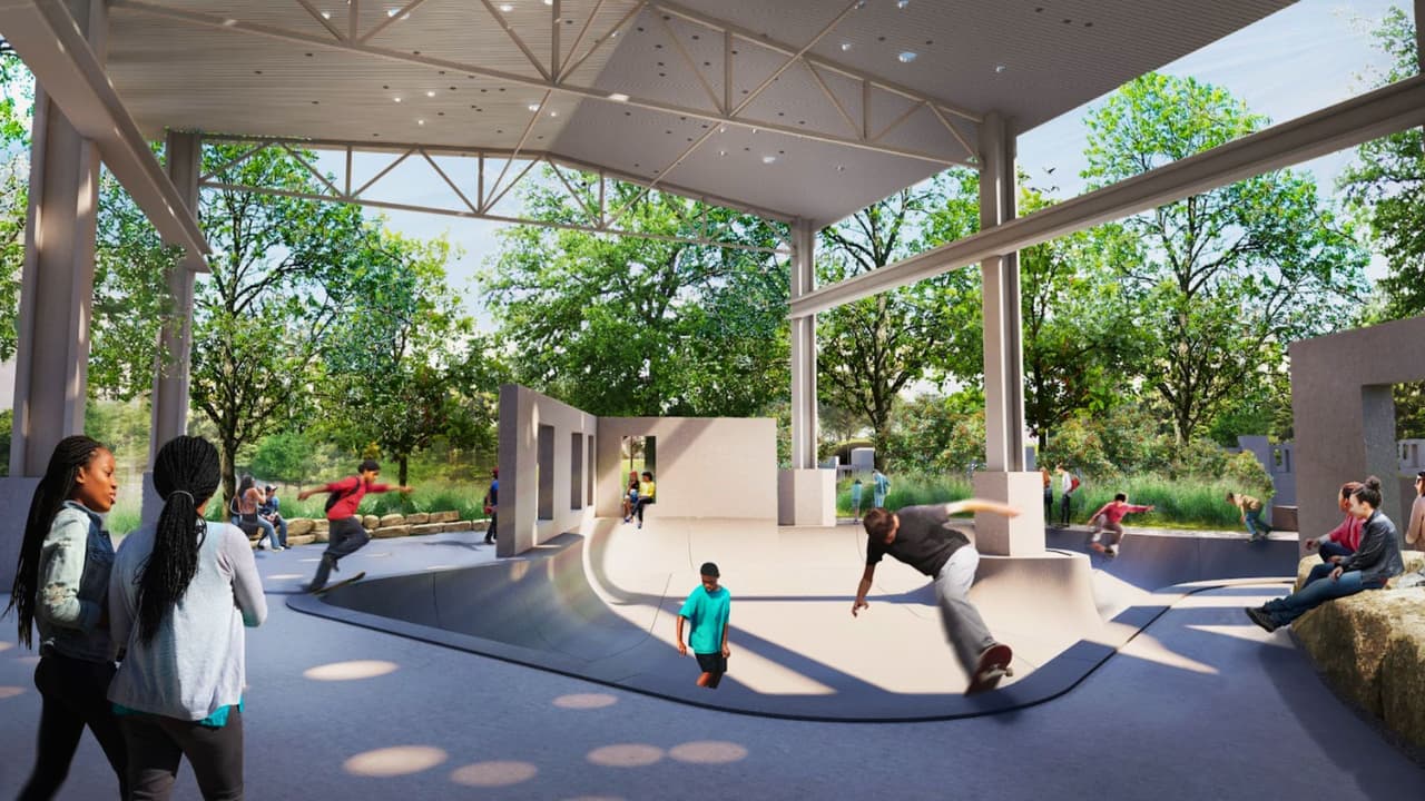 En una de las zonas más concurridas,
<b> la Avenida Beckley, se transformará en un túnel para integrarse al nuevo entorno sin interrumpir el flujo del parque</b>. Por otra parte, el mirador oeste incluirá seis torres de juego con una altura de 40 pies.