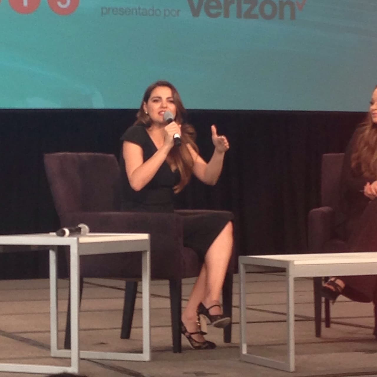 Estuvo en la conferencia.