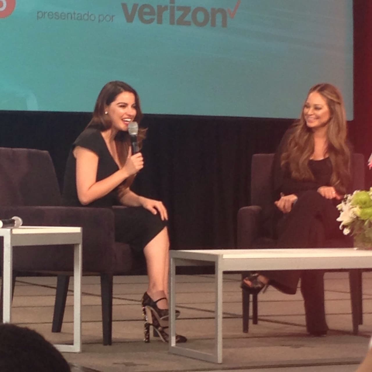 Maite estaba muy contenta.