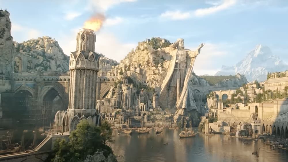 La isla de Númenor en 'The Rings of Power'