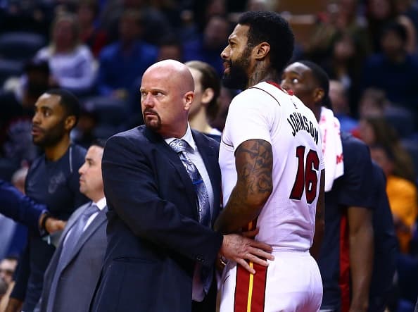 NBA suspende a James Johnson y Serge Ibaka luego de su pelea