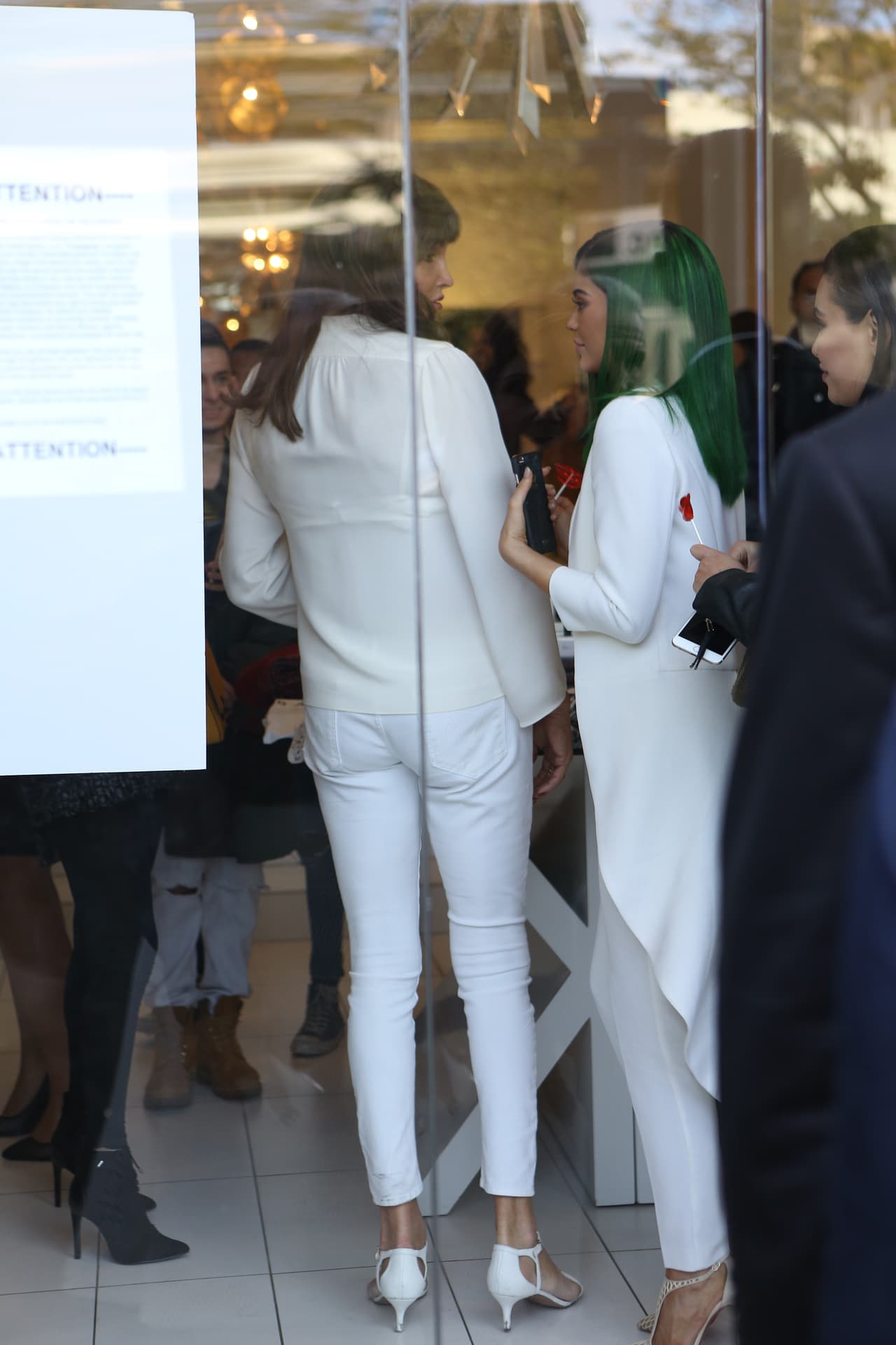 Las dos estuvieron juntas todo el tiempo festejando el logro de Kylie.