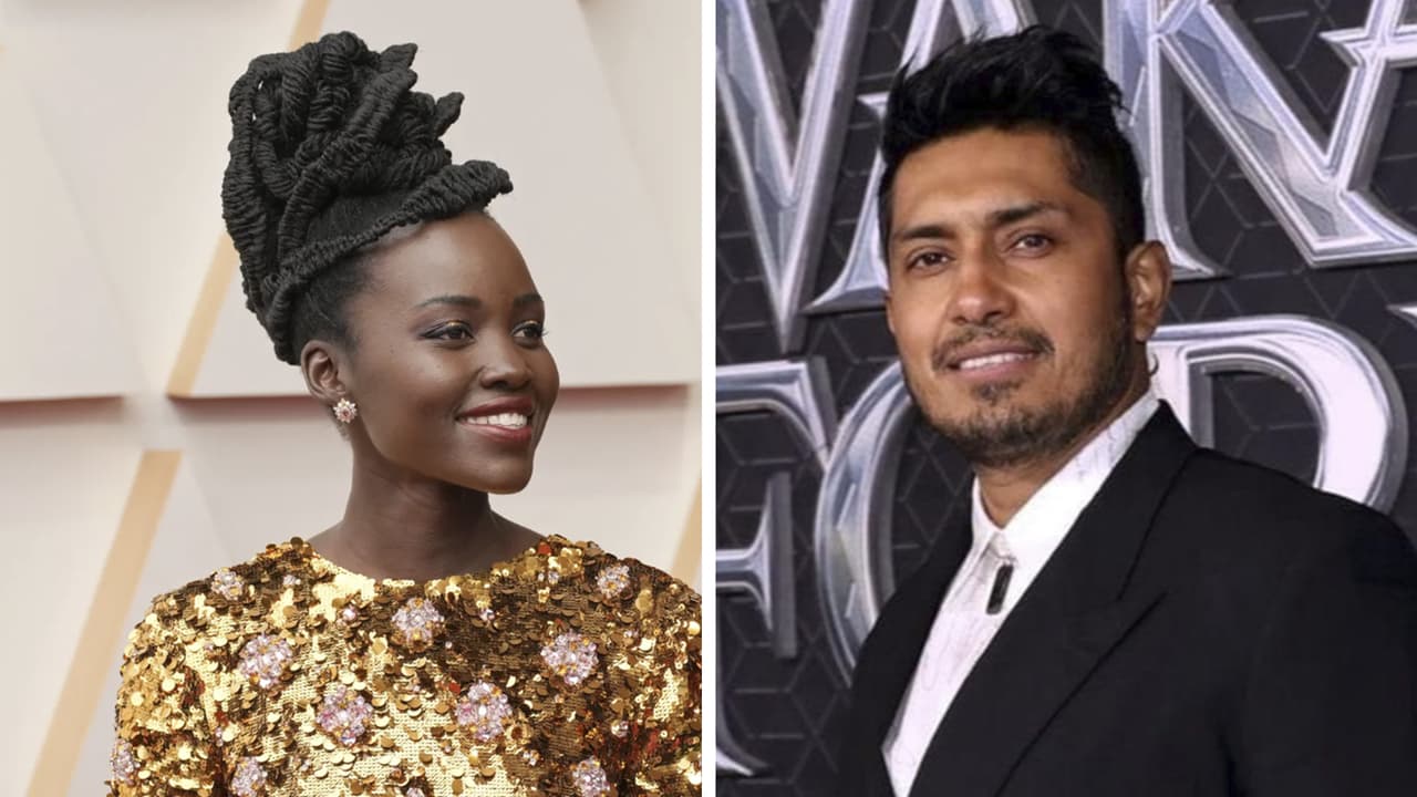Tenoch Huerta y Lupita Nyong'o bailaron un 'cumbión' en plena presentación de Black Panther