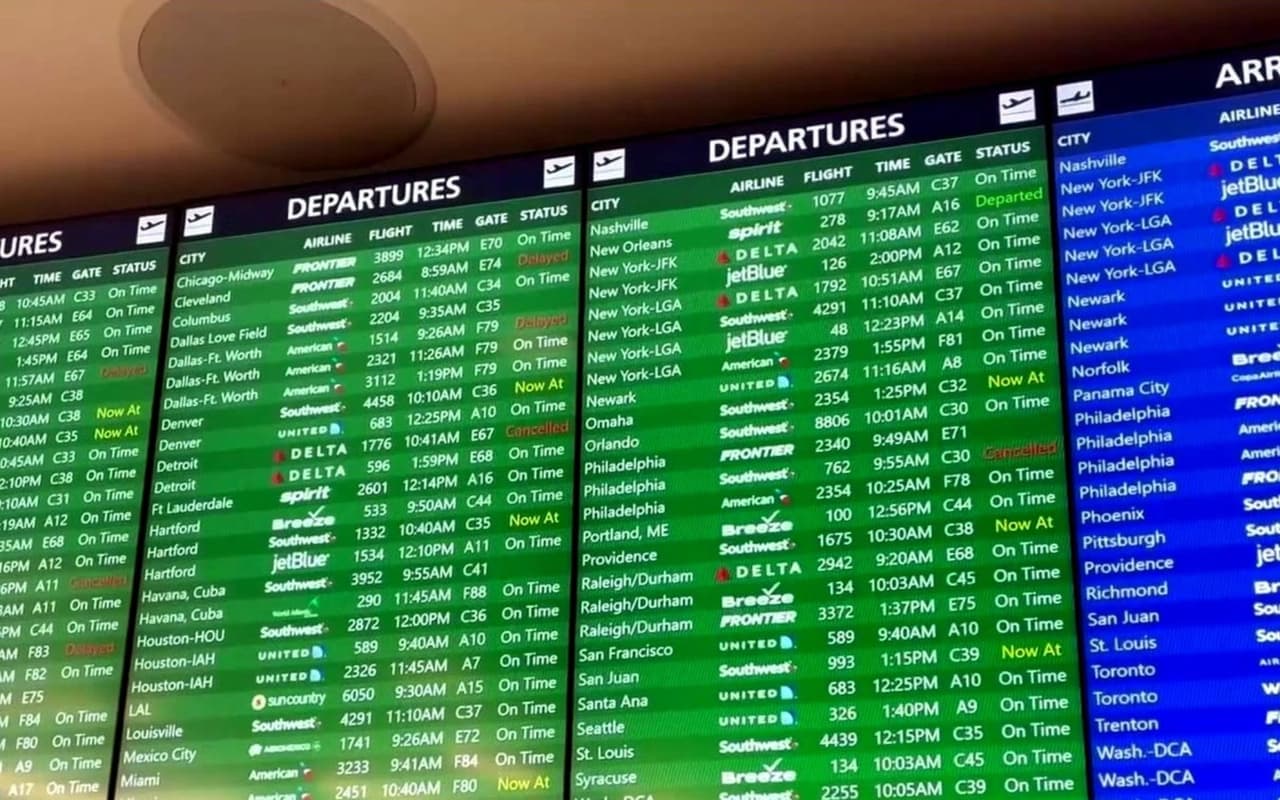 Retrasos y vuelos cancelados afectan a pasajeros del Aeropuerto Internacional de Tampa