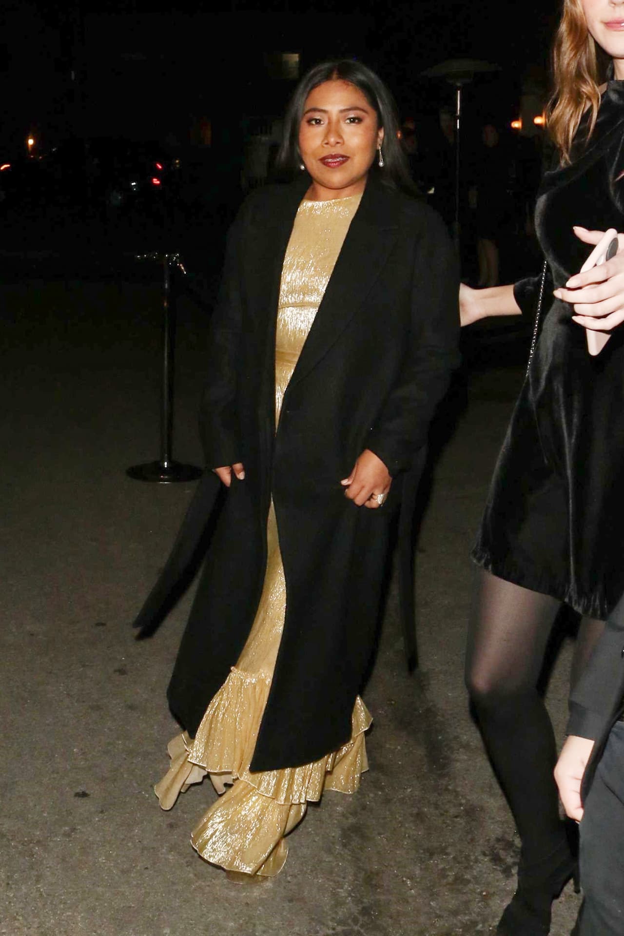 Esta respuesta fue compartida por la propia actriz en sus historias de 
<b><a href="https://www.instagram.com/yalitzaapariciomtz/?hl=es-la">Instagram.</a> </b>La publicó con dos videos cortos del panel en donde se escucha que se le corta la voz al momento de relatar su experiencia.
<br>