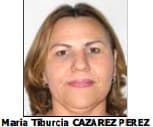 María Tiburcia Cázarez Pérez fue fichada por la OFAC en 2007.