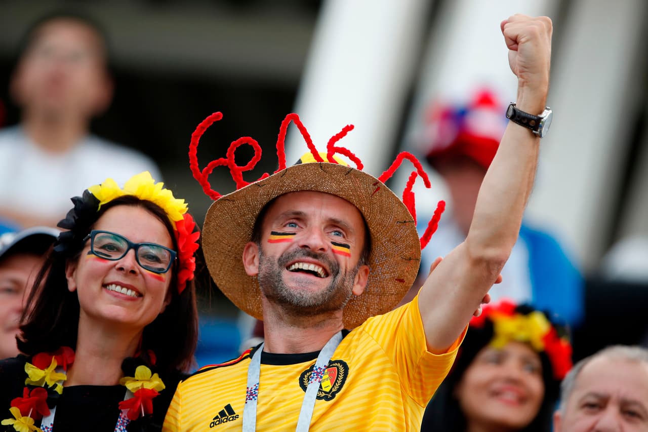 Los fanáticos de Panamá debutaron apoyando en un Mundial de mayores a su selección y en esa fiesta en las tribunas se encontraron a los hinchas de Bélgica, su primer rival en Rusia 2018.