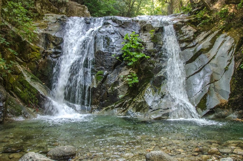 Brandy Creek se caracteriza por cinco grandes cascadas que caen sobre las rocas de granito pulido que se encuentran en su parte inferior. La cascada está rodeada de Ruibarbos Indios cuyas flores color rosa brillante proporcionan un paisaje ideal para los visitantes. Además, que el camino hacia las cataratas tiene escalones de roca tallados a mano y una barandilla de metal para ayudar a los excursionistas a llegar a la cima de la cascada de manera segura.
<br>