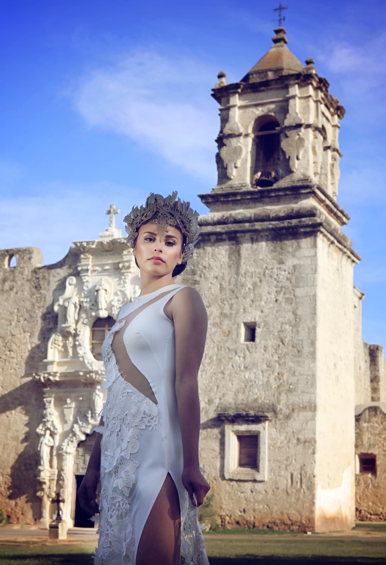 Beatriz Medina, contó con la asistencia de la fotógrafa Emelia Sosa.