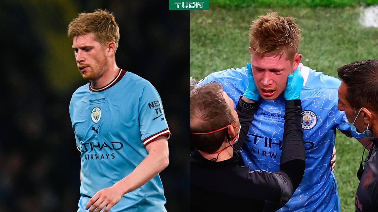 ¡Vaya suerte! De Bruyne se vuelve a lesionar en una Final de Champions