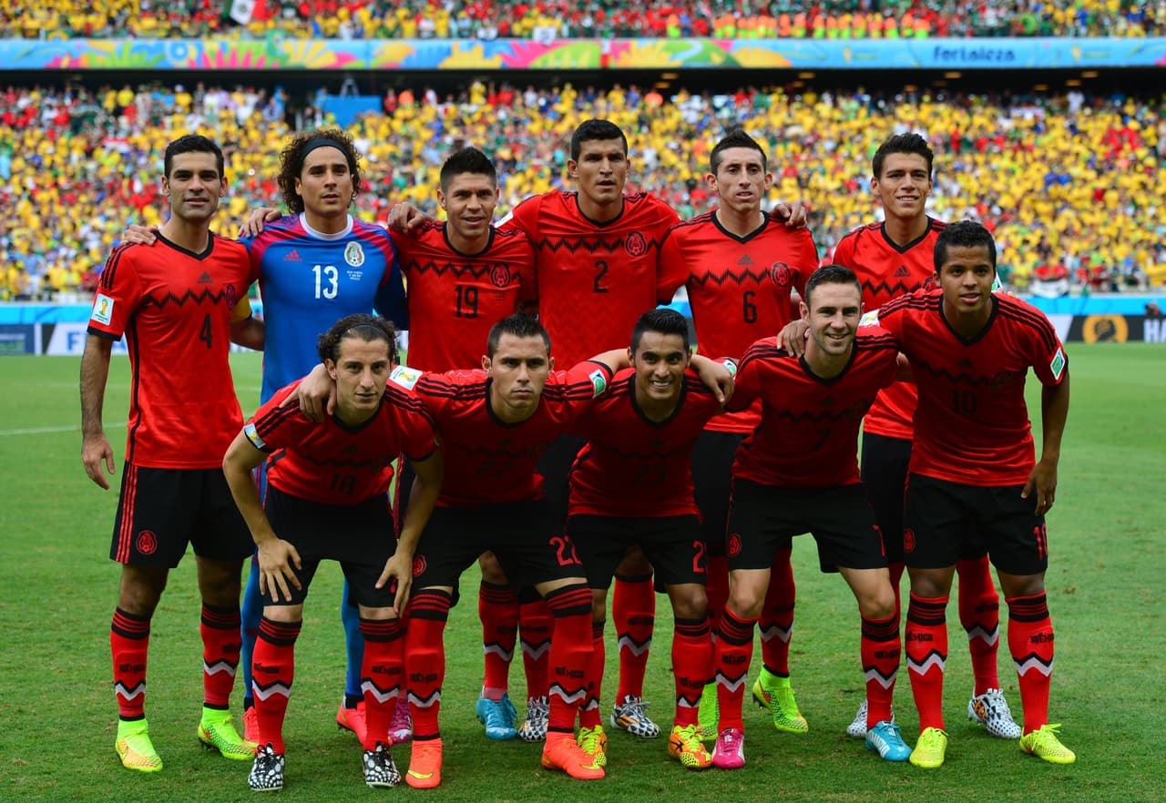 La selección de México fue dirigida por Miguel Herrera en el estadio Castelao de Fortaleza durante el partido por el Grupo A.
