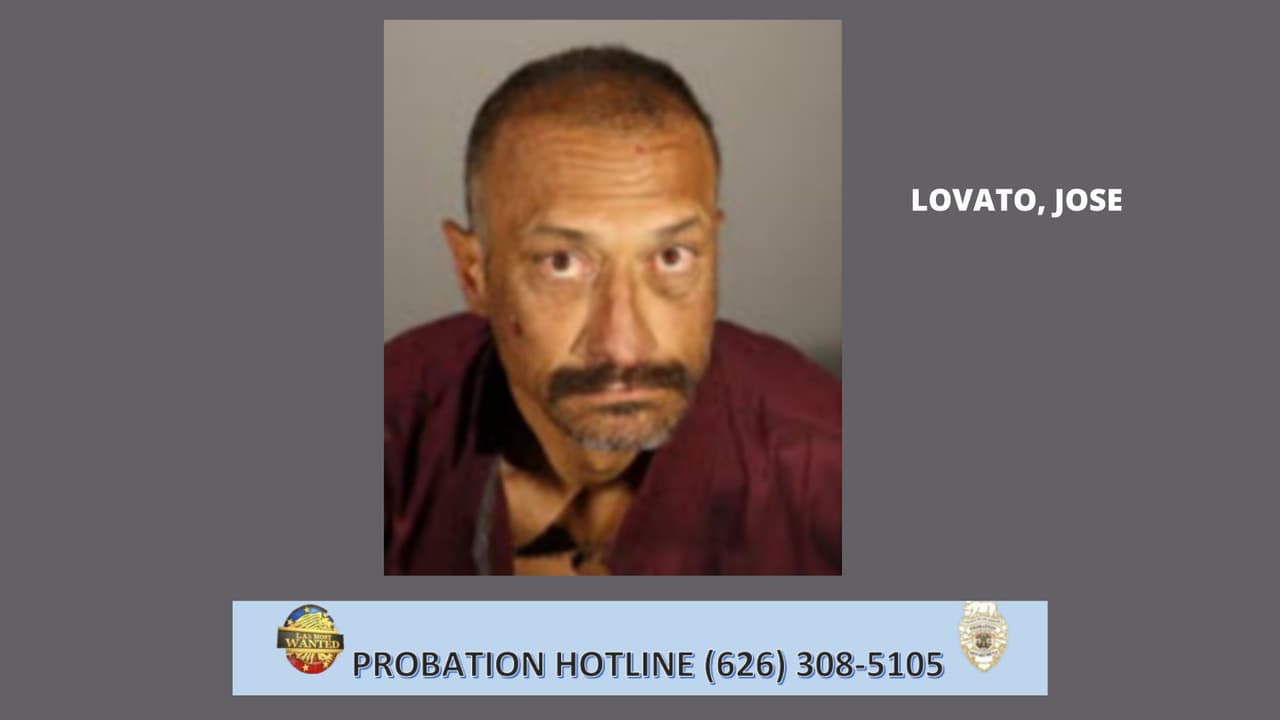<b>José Lovato</b> es un pandillero documentado y tiene un extenso historial criminal adulto que comenzó a la edad de 18 años. Sus condenas incluyen robo, asalto, robo de vehículos, posesión de arma peligrosa, intento de quitarle el arma de fuego al oficial de paz, portar un puñal oculto o daga, obstrucción de un oficial e intento de fuga. Ha servido en varias prisiones estatales, siendo el plazo más largo de 7 años para portar puñal o puñal oculto. Lovato fue liberado de la prisión estatal a la supervisión del Departamento de Libertad Condicional del Condado de Los Ángeles en 3 de octubre de 2022.
<br>
<b>Marcas/características distintivas</b>: Tatuajes en pecho, abdomen, tatuaje en parte de pierna izquierda.
<br>Pandilla: PICO VIEJO
<br>Fue visto por última vez en área de Pico Rivera.
