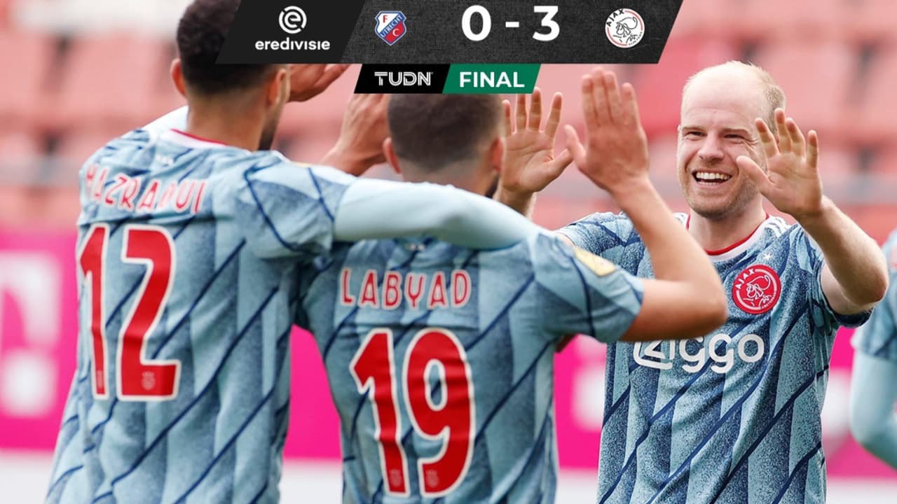 Golea Ajax en su visita al Utrecht y se mantiene firme en la cima de la Eredivisie