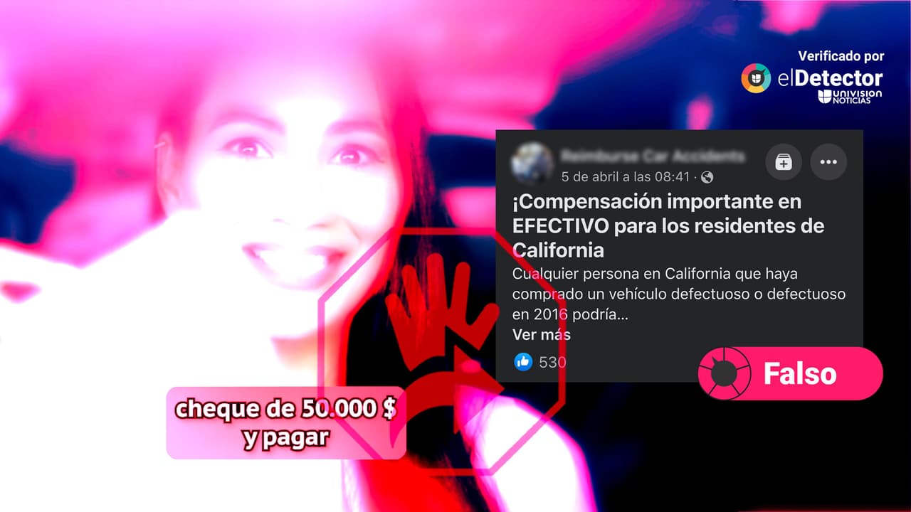 Publicación viral falsea información sobre posibles compensaciones y reposiciones de vehículos defectuosos en California 