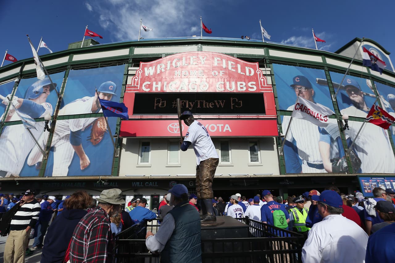 Empleada de la contrucción tuvo un accidente en el Wrigley Field