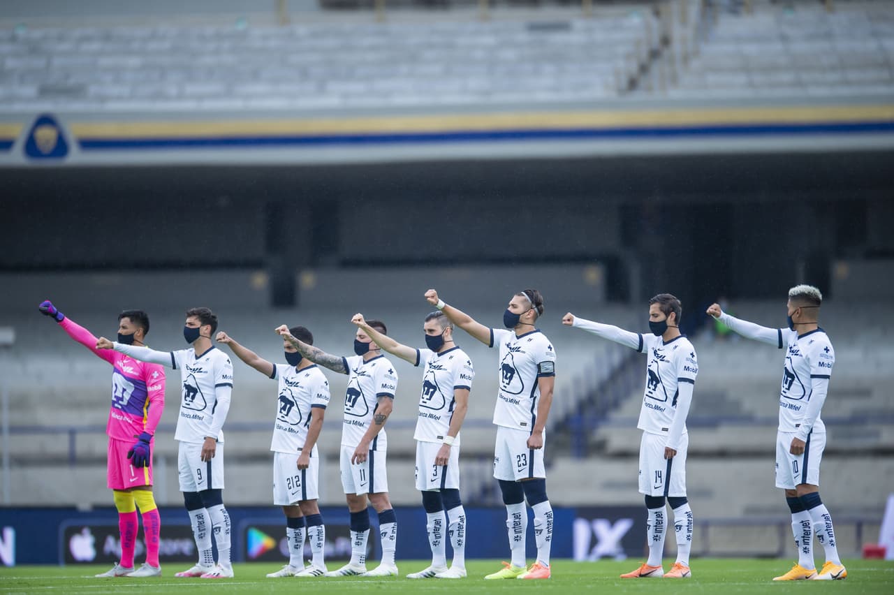 Pumas de la UNAM previo al partido