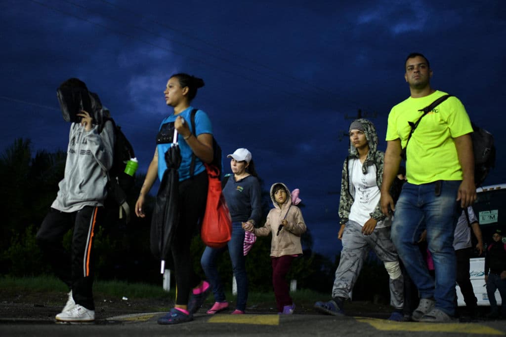 Convocan nueva movilización de migrantes en el sur de México con destino EEUU