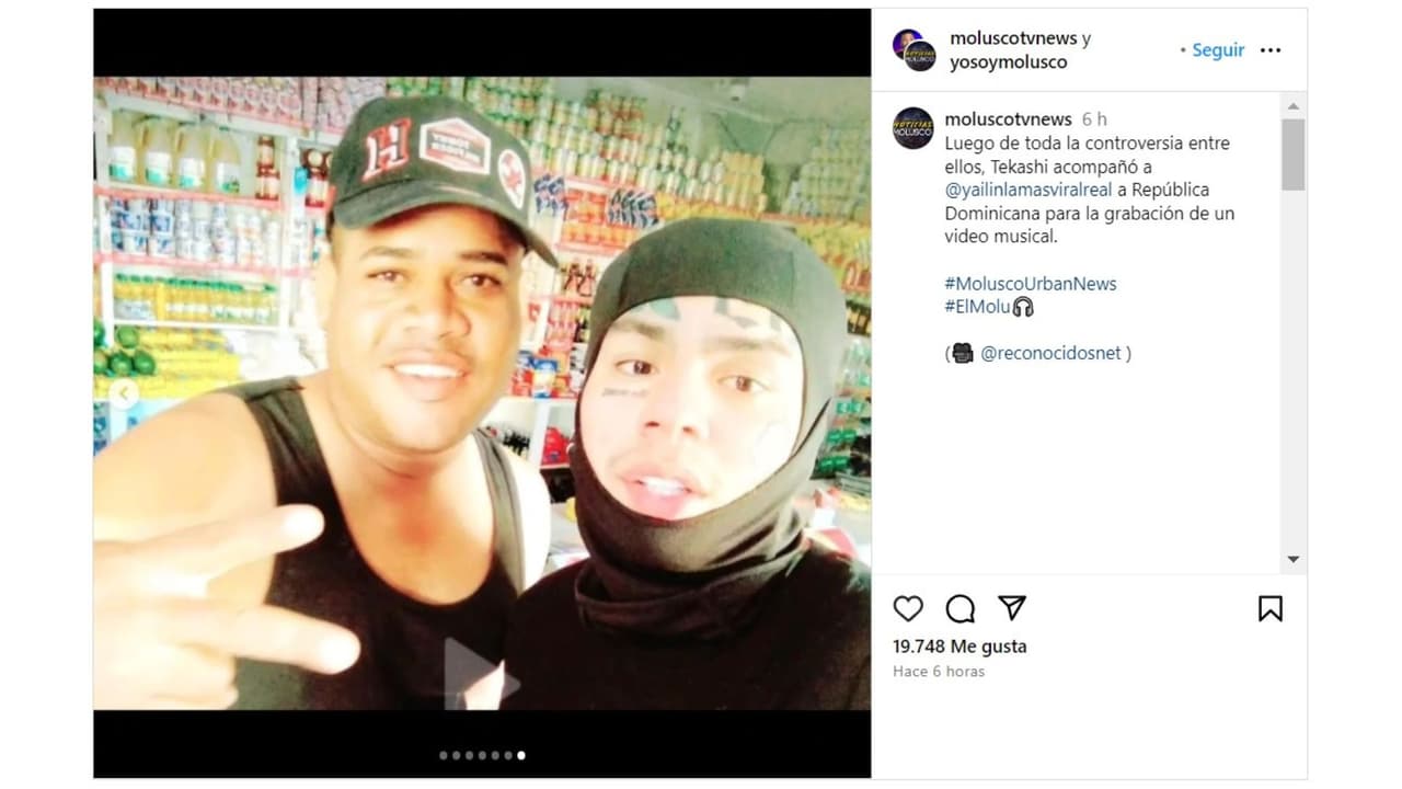 Tekashi estaría en República Dominicana.