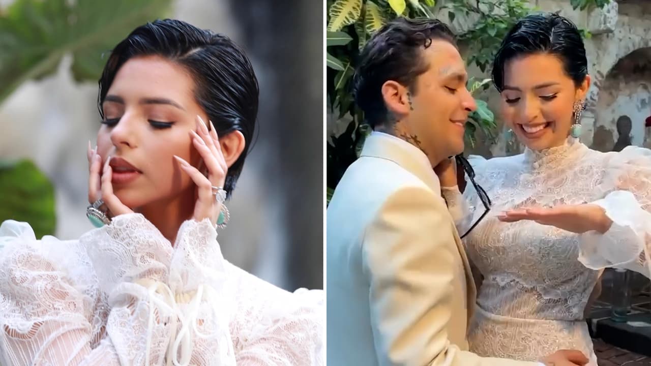 Ángela Aguilar presume anillote que le habría regalado Nodal para su boda: esto costaría 