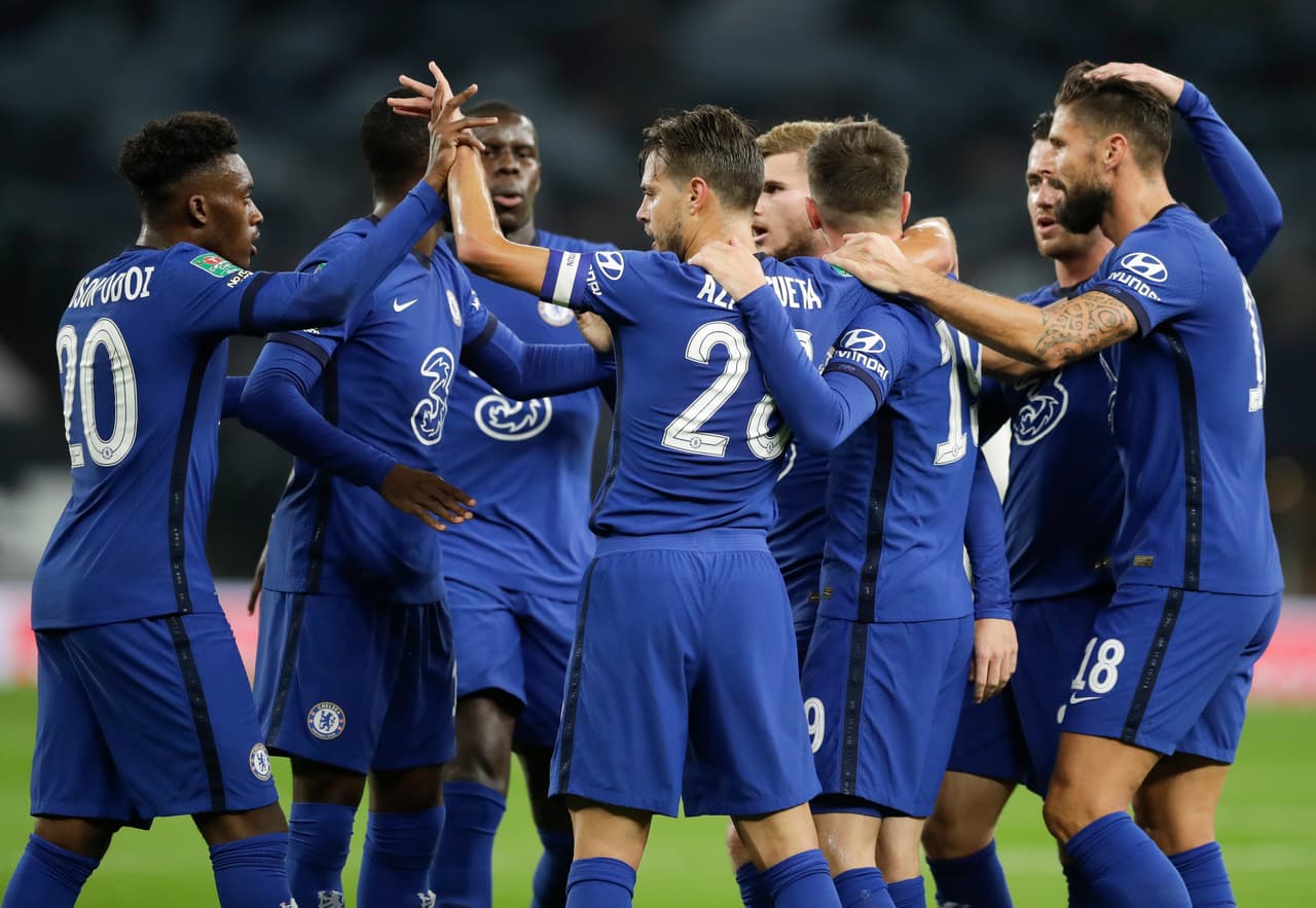 ¡Werner, gol! Cae el primer tanto para el Chelsea.