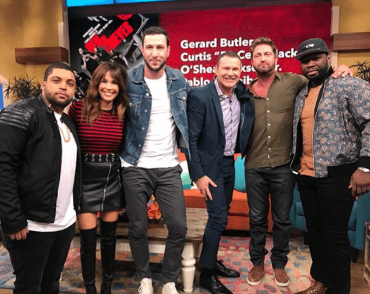 Este jueves 11 de enero, le dimos la bienvenida al elenco de la cinta 'Den Of Thieves' a Despierta América.