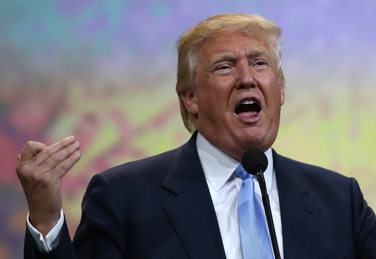 Fotógrafos han capturado a Donald Trump haciendo muecas divertidísimas