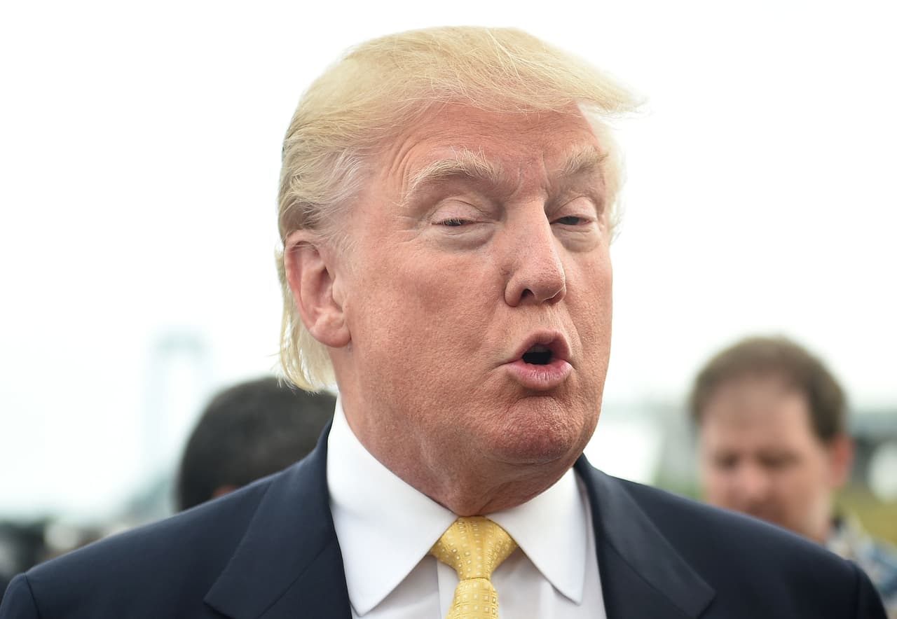 Fotógrafos han capturado a Donald Trump haciendo muecas divertidísimas