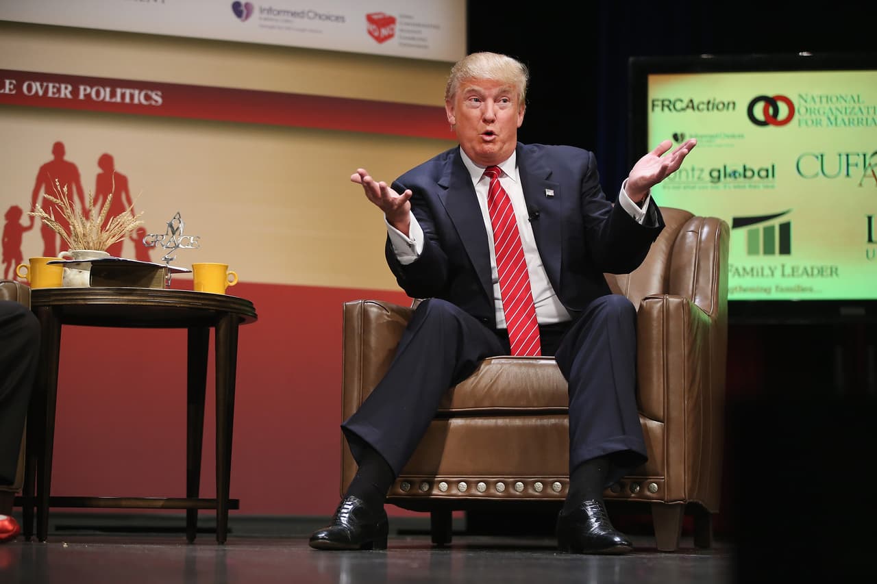 Fotógrafos han capturado a Donald Trump haciendo muecas divertidísimas