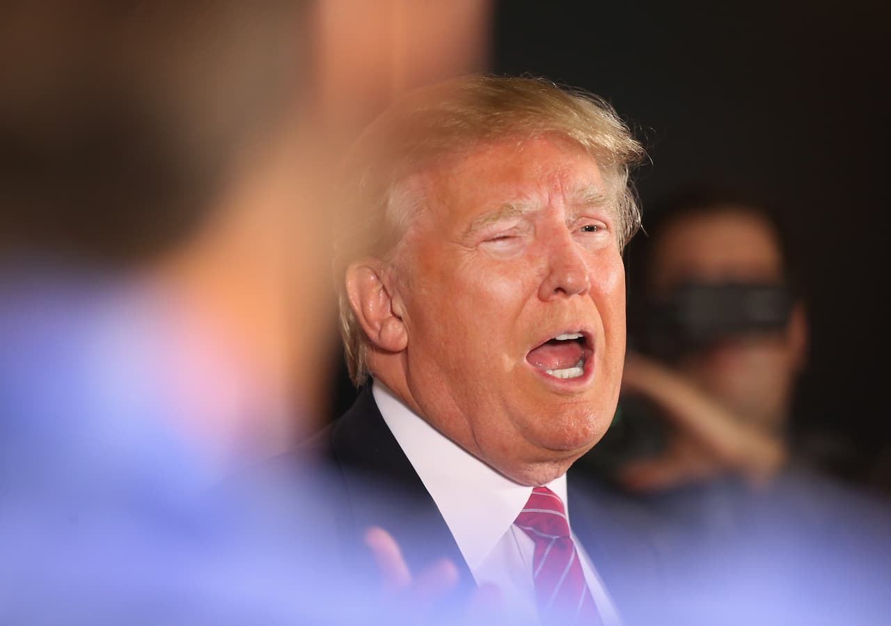 Fotógrafos han capturado a Donald Trump haciendo muecas divertidísimas