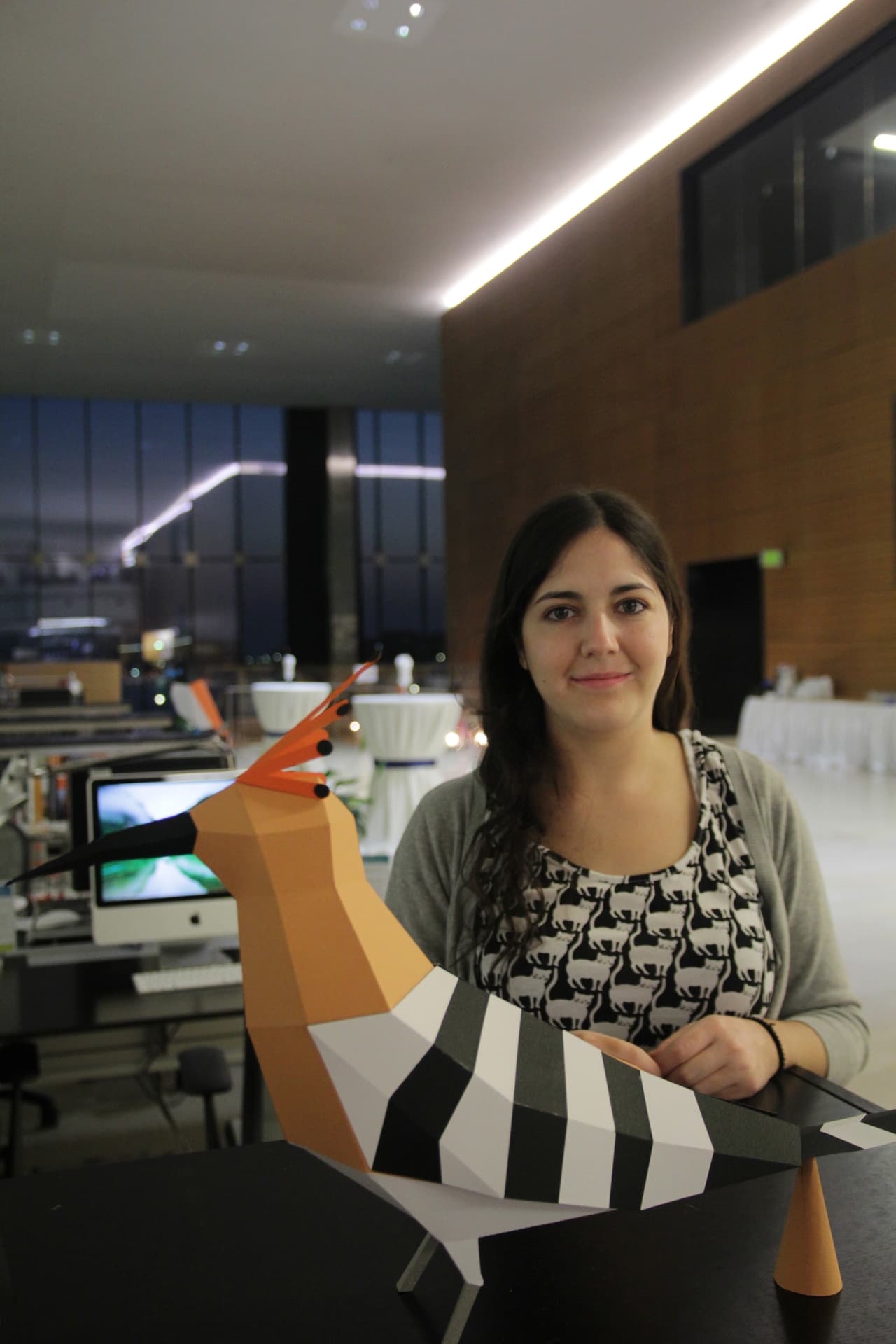 Ellos cortaron y doblaron para poder llegar a hacer esos diseños.