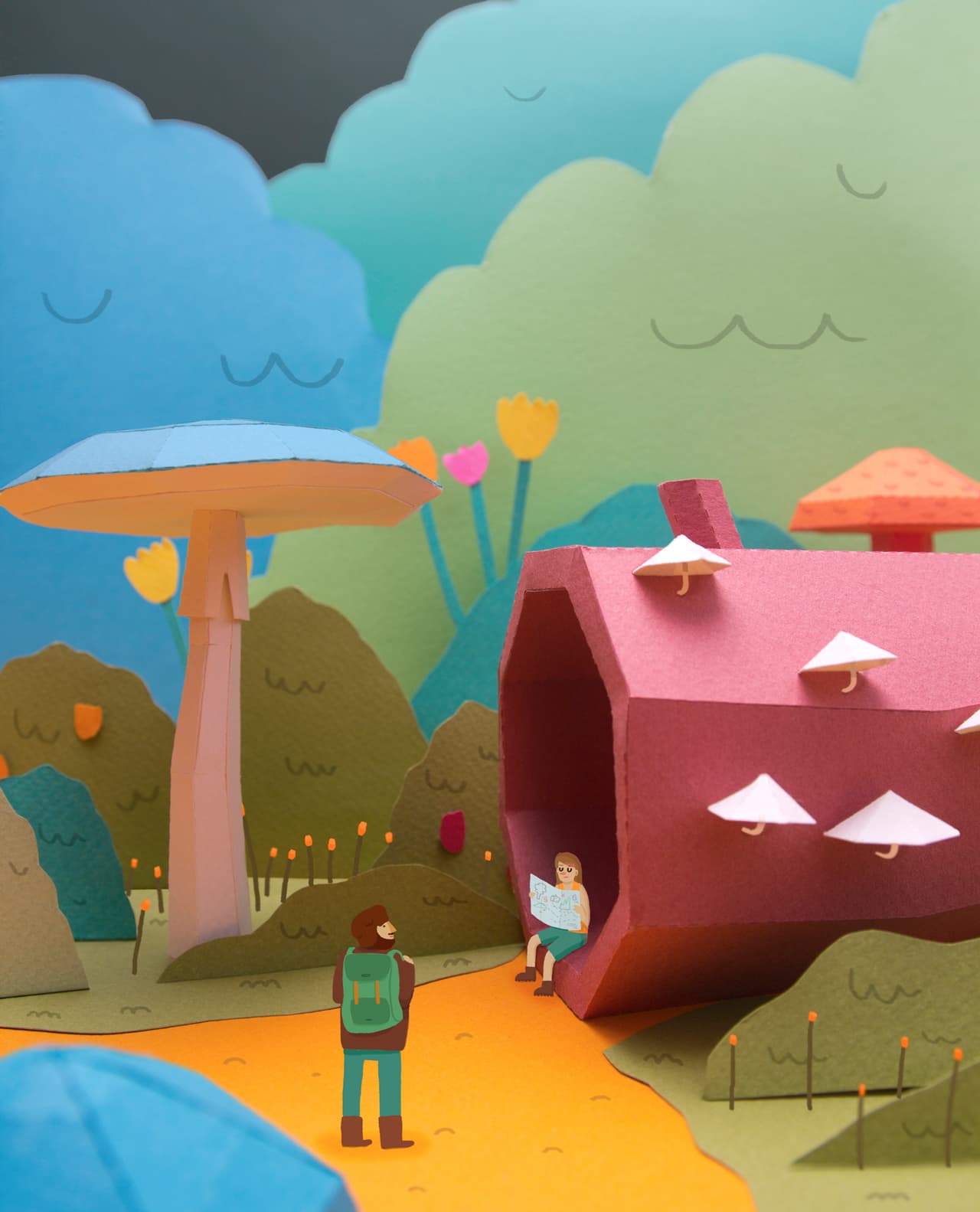 Un par de artistas hacen un increíble trabajo.