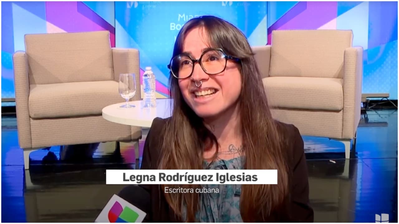 Legna Rodríguez Iglesias presentó Paroled en la Feria del Libro de Miami