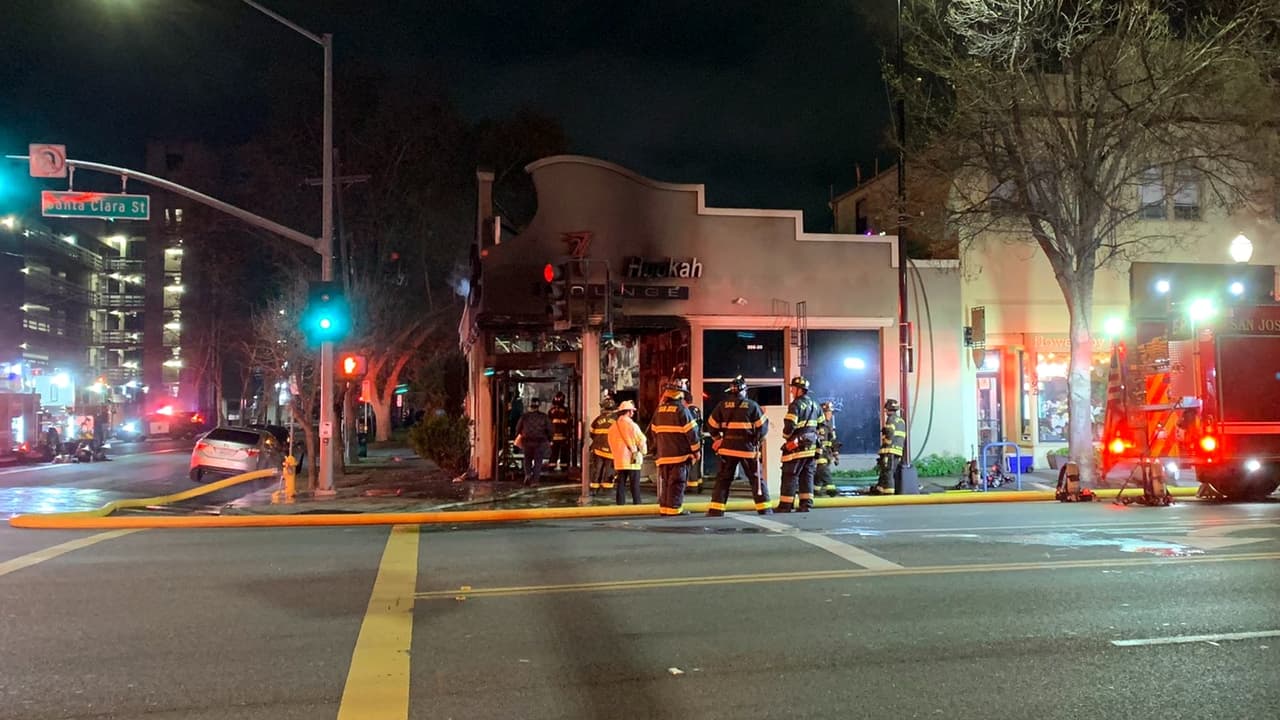 Investigan incendio en un bar de 'hookah' en San José