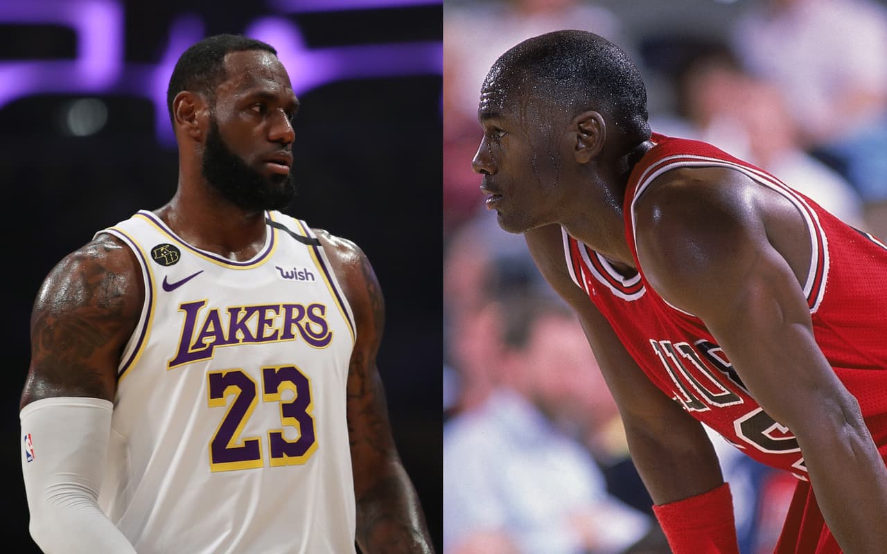 LeBron finalizará con mejores números, pero ¿podrá superar a Jordan?